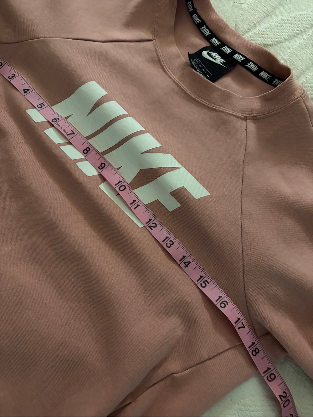 Excellent condition rare XS  Women’s Dusty Rose Crewneck Sweatshirt. Pockets - Picture 8 of 11